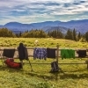 Hiking clothing drying in the sun on Reisalpe Gutenstein Alps