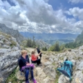 Hike the Viennese Alps - hikers taking a break